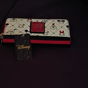 Disney Black and Red Character Wallet